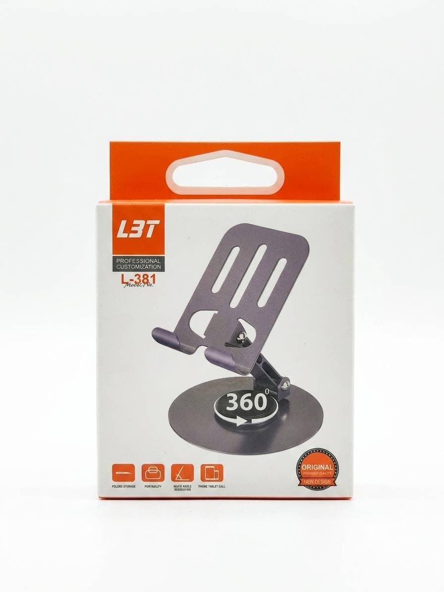 هولدر رومیزی فلزی برند LBT مدل L-381 با چرخش 360 درجه