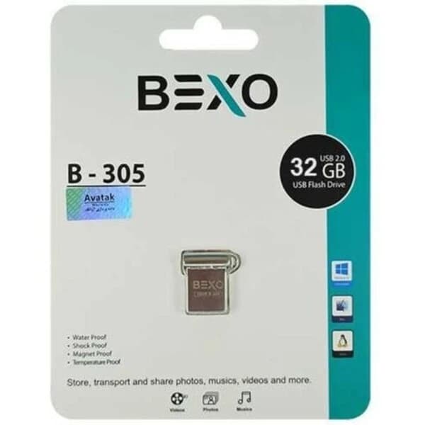فلش مموری بکسو BEXO B305 32GB SHINY GOLD