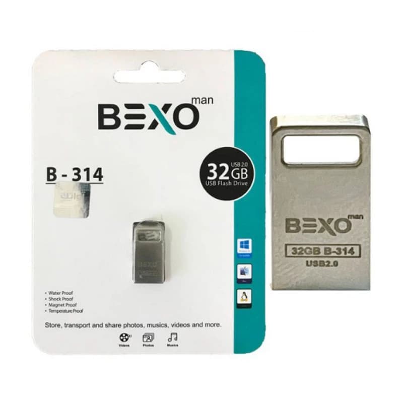 فلش مموری بکسو BEXO B314 32GB SILVER