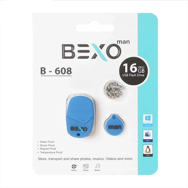 فلش مموری بکسو BEXO B608 16GB SILVER