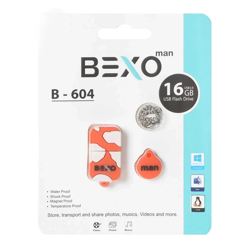 فلش مموری بکسو BEXO B604 16GB SILVER