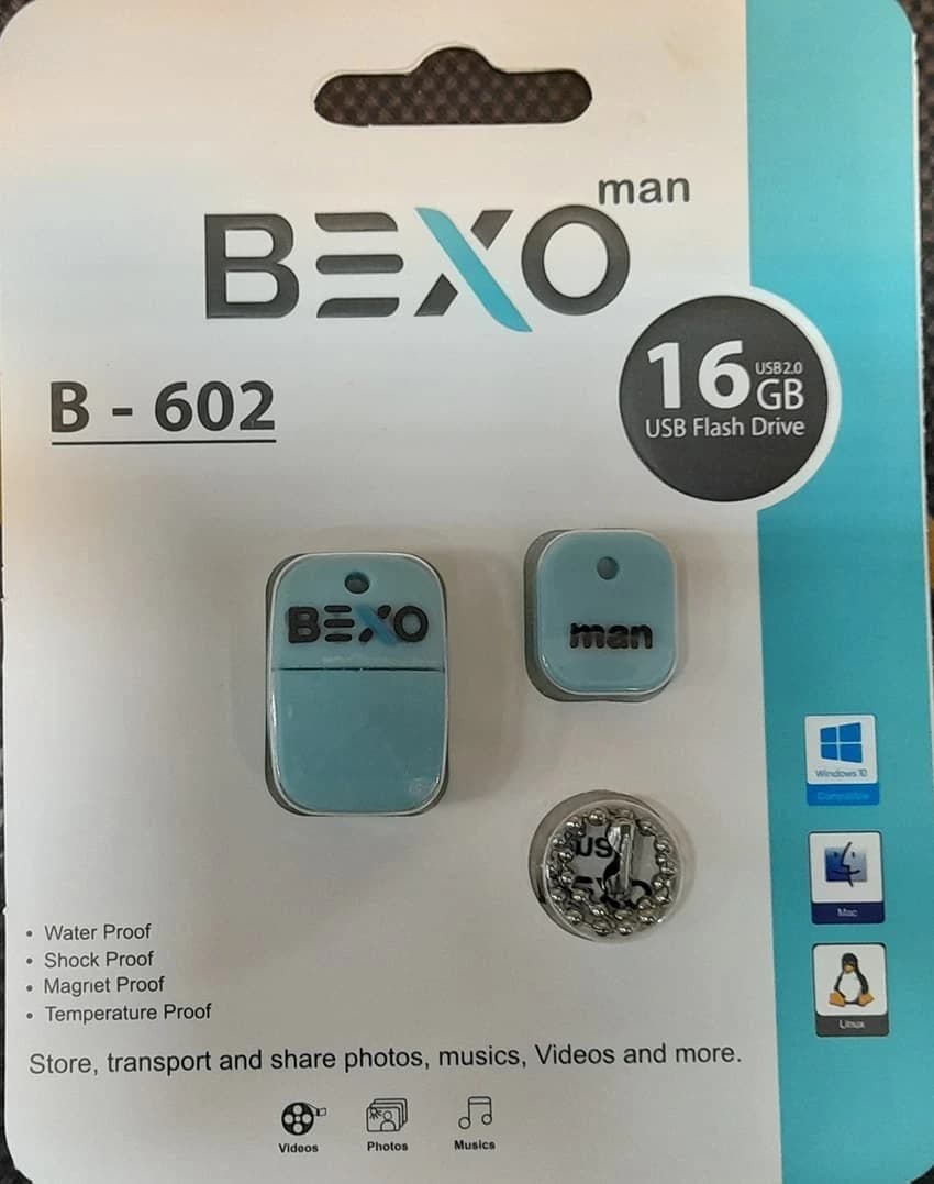 فلش مموری بکسو BEXO B602 16GB SILVER