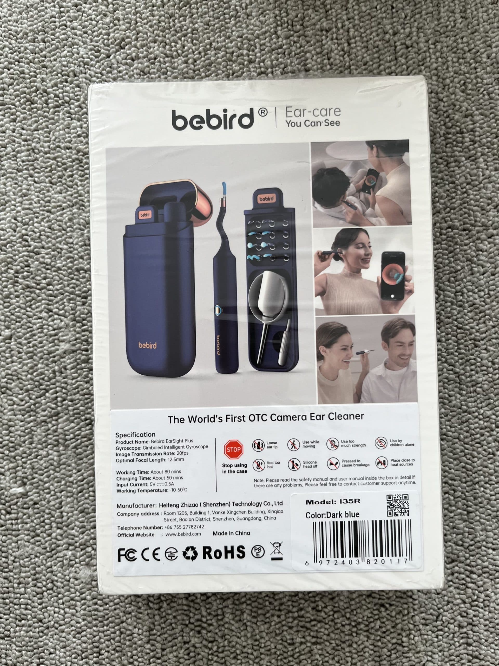 گوش پاک کن هوشمند شیائومی مدل Bebird D39R — تصویر ۳