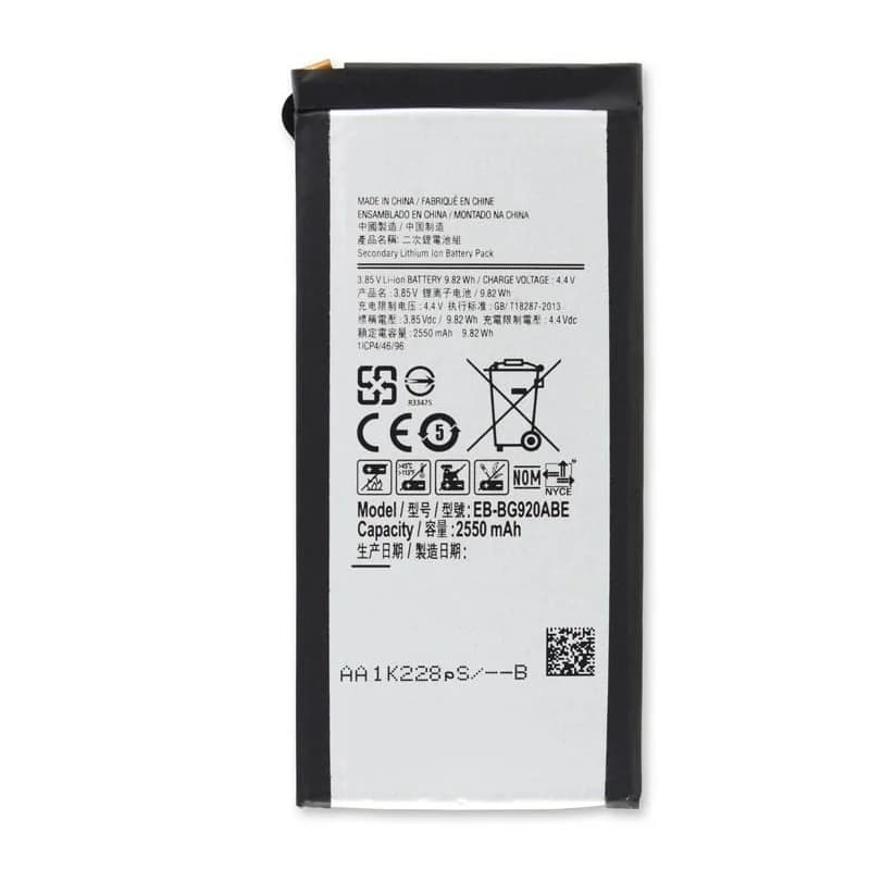 باتری گوشی سامسونگ Samsung Galaxy S6 / G920 مدل: EB-BG920ABE — تصویر ۲