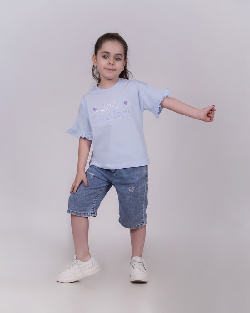 تیشرت دخترانه باکسی مناسب ۲ تا ۱۰ سال
