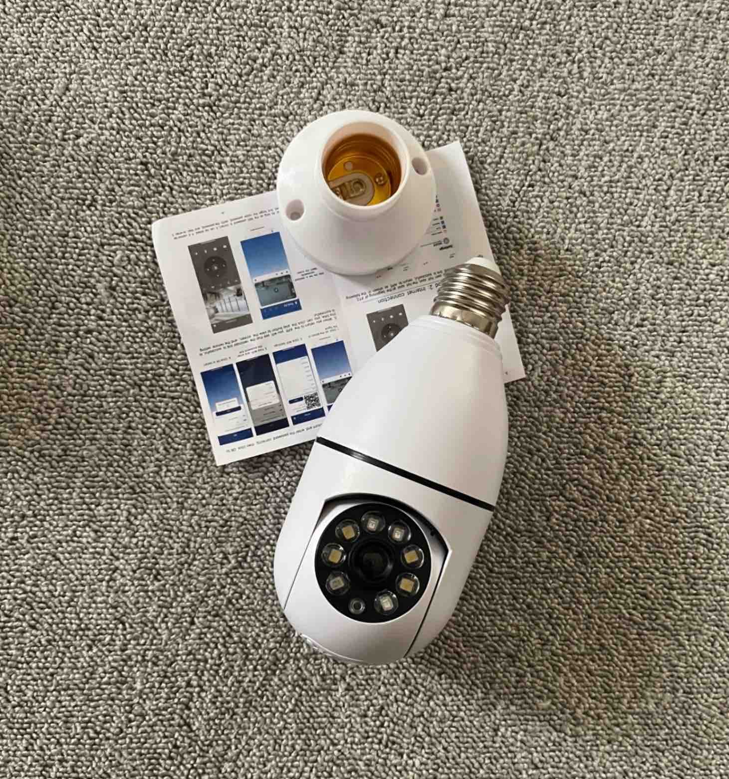 دوربین مداربسته چرخشی بی سیم وای فای دار مدل v380 — تصویر ۲