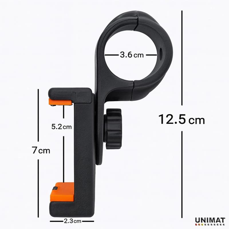 پایه نگهدارنده گوشی موبایل یونیمات مدل C-407 PLUS — تصویر ۱۱