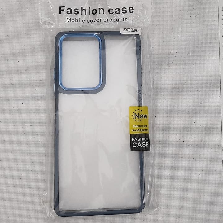 قاب گوشی شیائومی Poco X5 Pro شفاف آیرون متال مدل Fashion Case