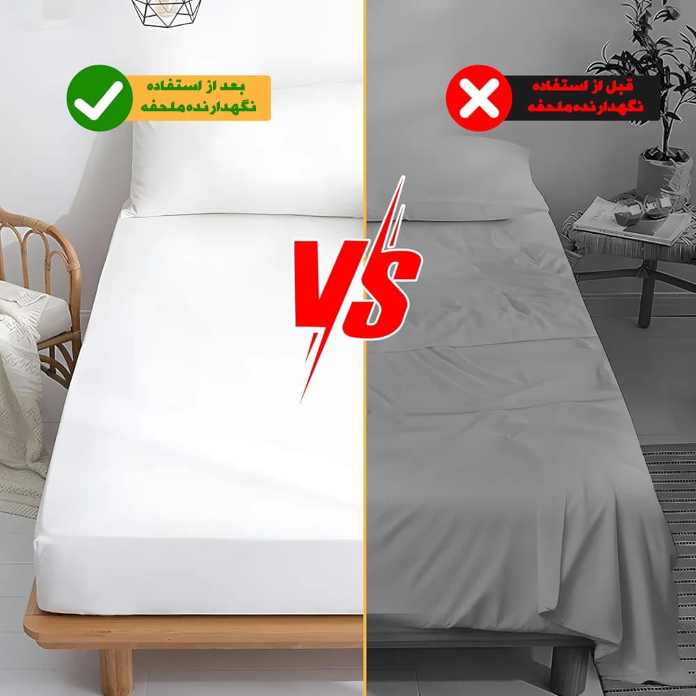 گیره نگهدارنده ملحفه تخت ضدلغزش _بسته 4 عددی قابل تنظیم — تصویر ۶