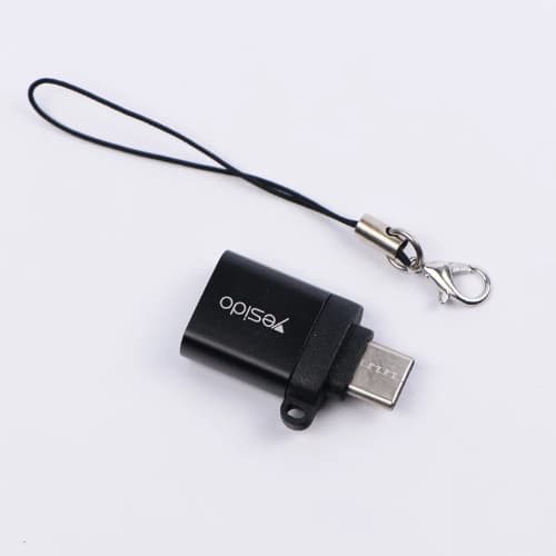 تبدیل یک USB مادگی به TYPE C نری مدل yesido OTG GS06 — تصویر ۴
