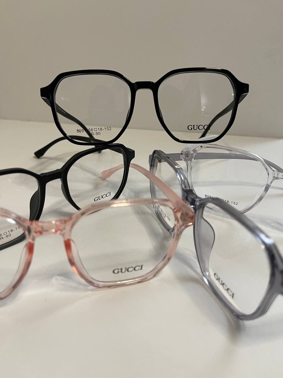 عینک طبی یونیسکس گوچی Geometric Clear