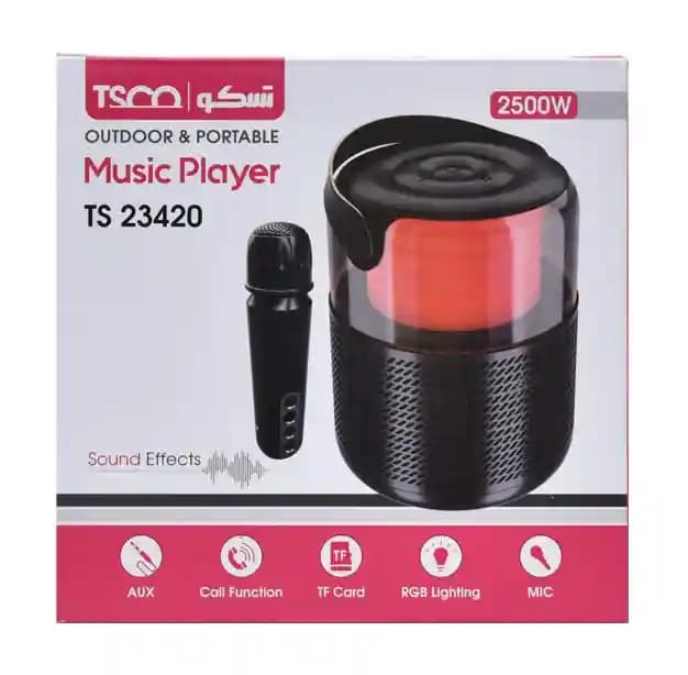 اسپیکر بلوتوثی قابل حمل تسکو مدل TS 23420 — تصویر ۵
