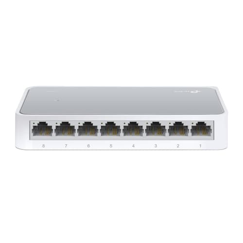 سوییچ شبکه 8 پورت تی‌ پی‌ لینک مدل tplink TLSF1008D 10/100 — تصویر ۳