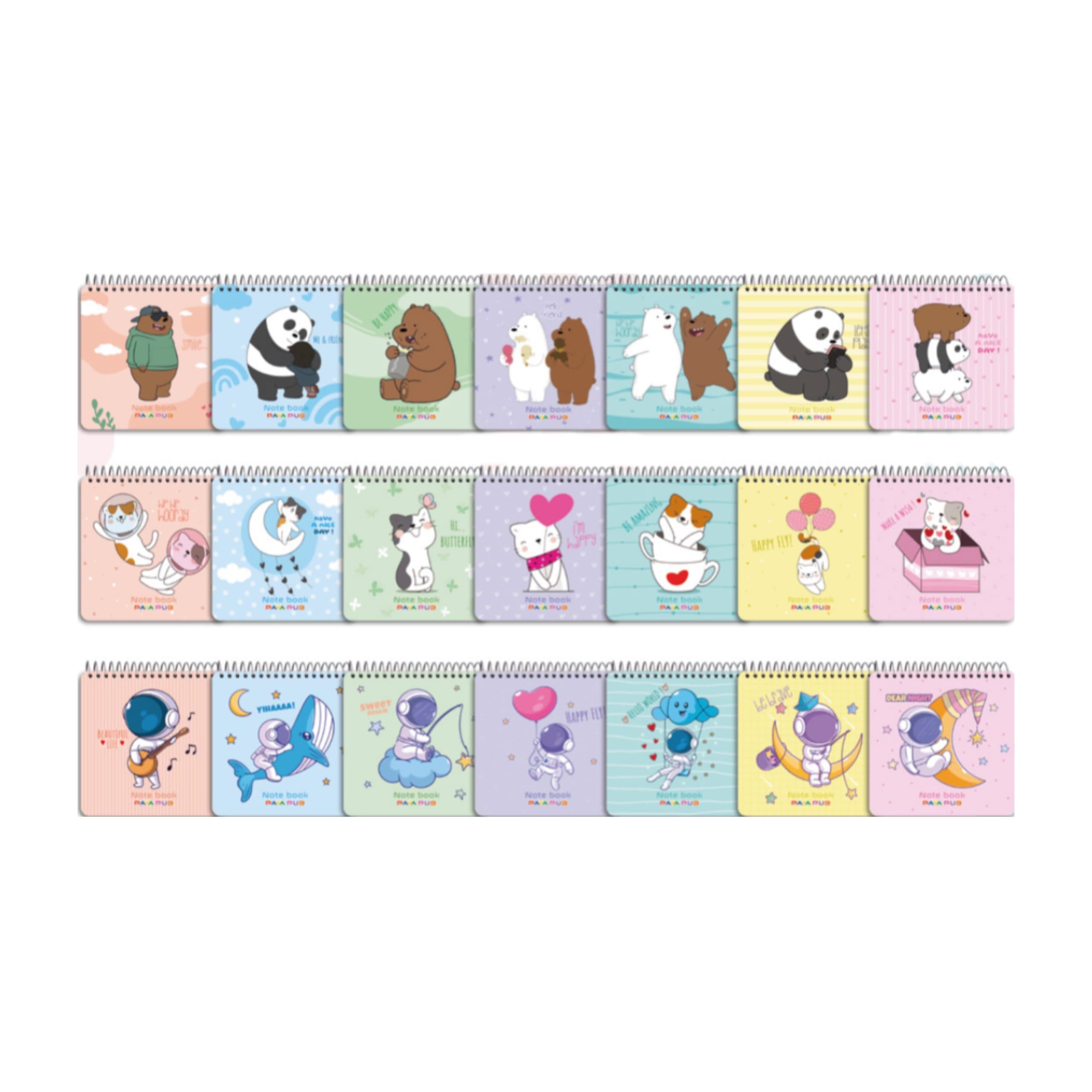 یادداشت (10*10) 60 برگ فانتزی طلقی با جعبه پایاپاب کد Y15