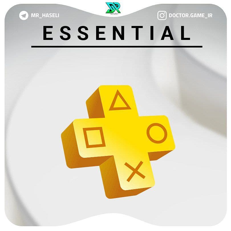 اکانت قانونی پلی استیشن پلاس اسنشال 3 ماهه PlayStation Plus Essential