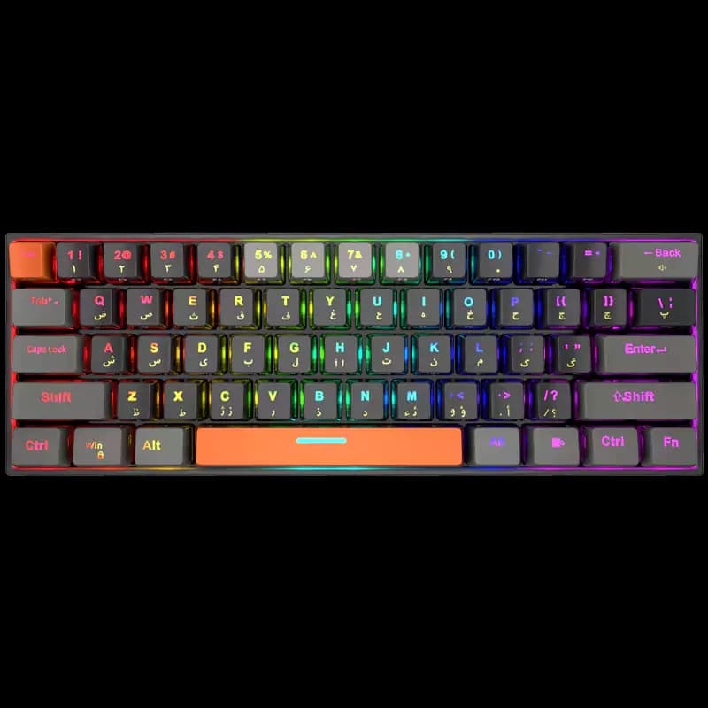 کیبورد مکانیکال مخصوص بازی تسکو مدل GK 8161 — تصویر ۵