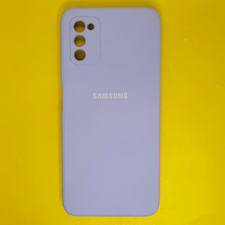 قاب گوشی سامسونگ Galaxy A03s مدل سیلیکونی محافظ لنز دار