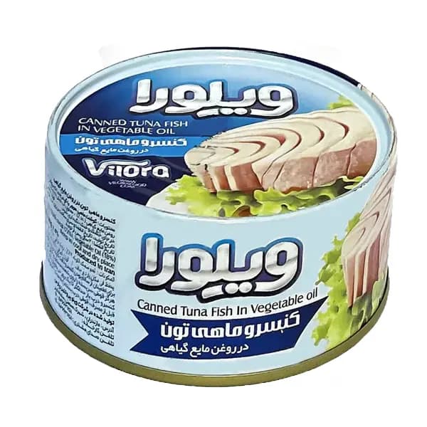 کنسرو ماهی تن در روغن مایع گیاهی ویلورا – 180 گرم