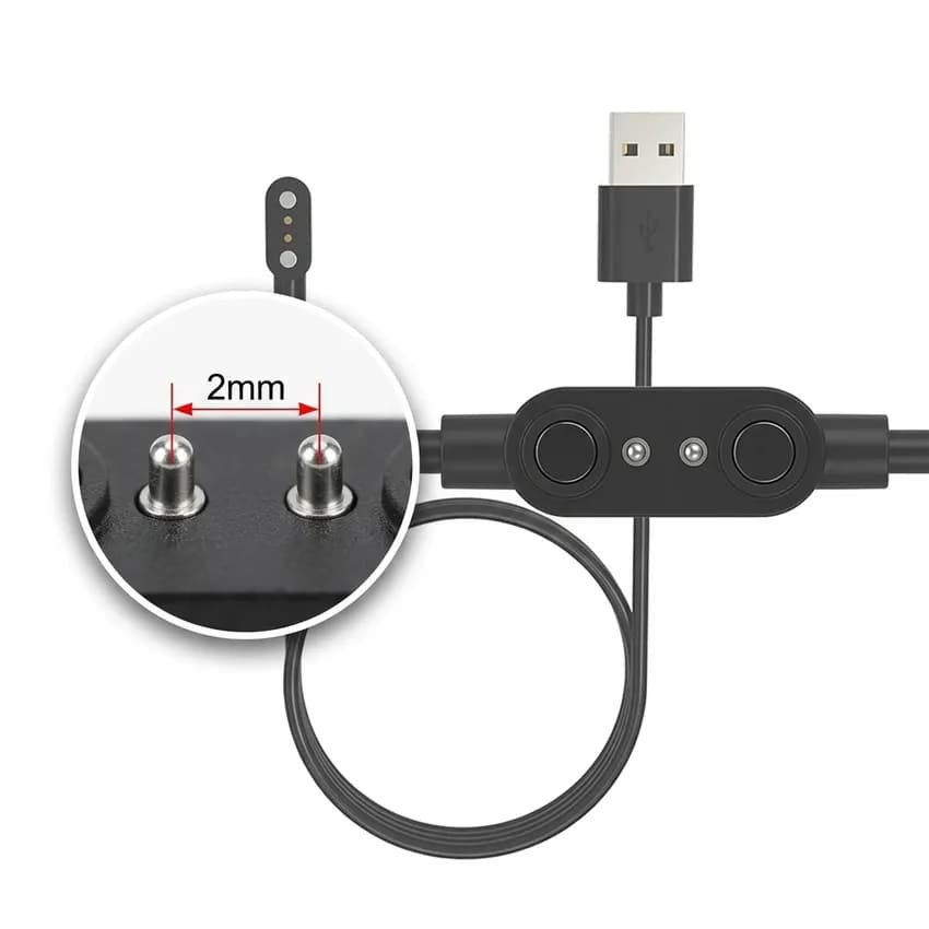 شارژر ساعت هوشمند مدل F6 مناسب برای F6/W13/WS5/TB12/FM08/G12/MW09/BY51/X4/X5/R01/H30/Z7/WS1/Fire Boltt — تصویر ۶