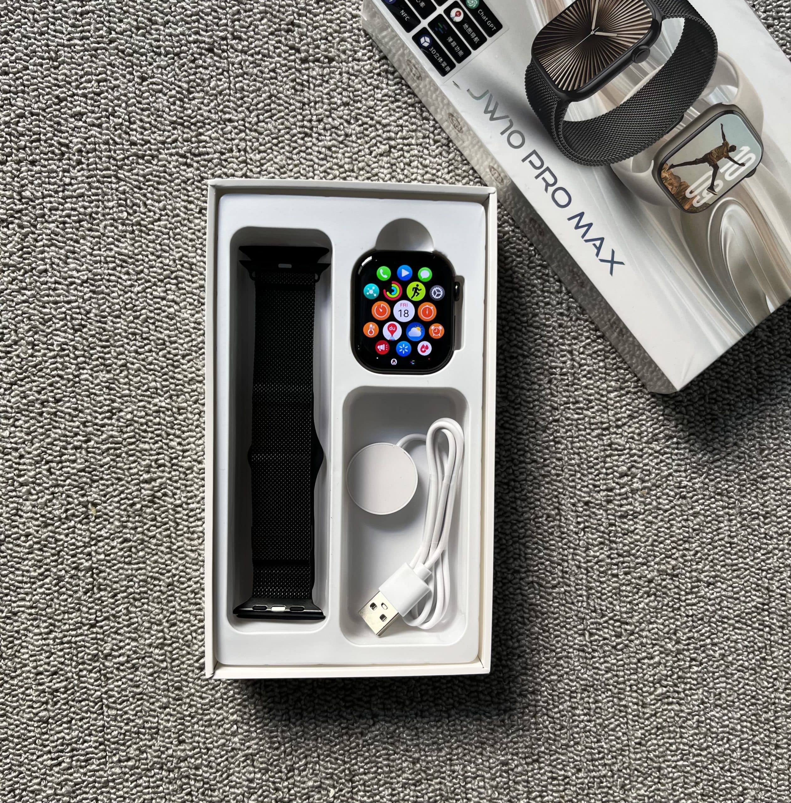 ساعت هوشمند حافظه داخلی دار / Smart watch JW10 promax — تصویر ۶