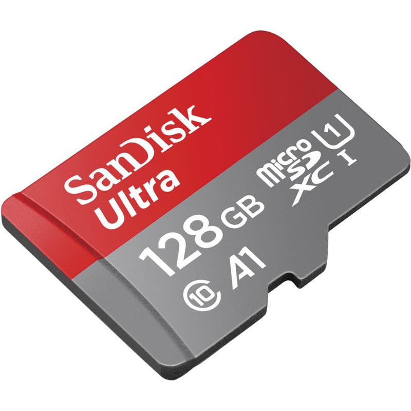 کارت حافظه microSDXC سن دیسک مدل Ultra A1 کلاس 10 استاندارد UHS-I سرعت 100MBps ظرفیت 128 گیگابایت به همراه آداپتور SD — تصویر ۶