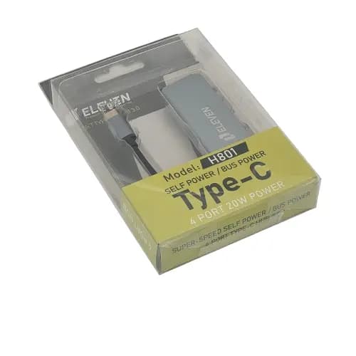هاب یو اس بی چهار پورت ایلون مدل eleven H801 TYPE C — تصویر ۵