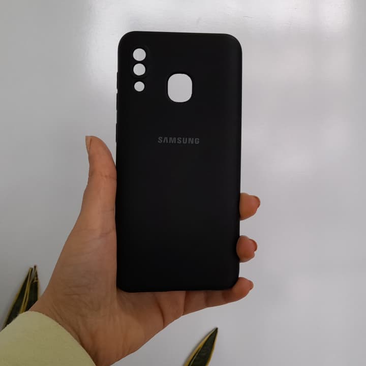 قاب گوشی سامسونگ Galaxy A30 مدل سیلیکونی محافظ لنز دار — تصویر ۴