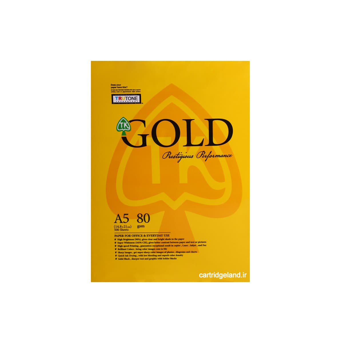 کاغذ A5 گلد gold