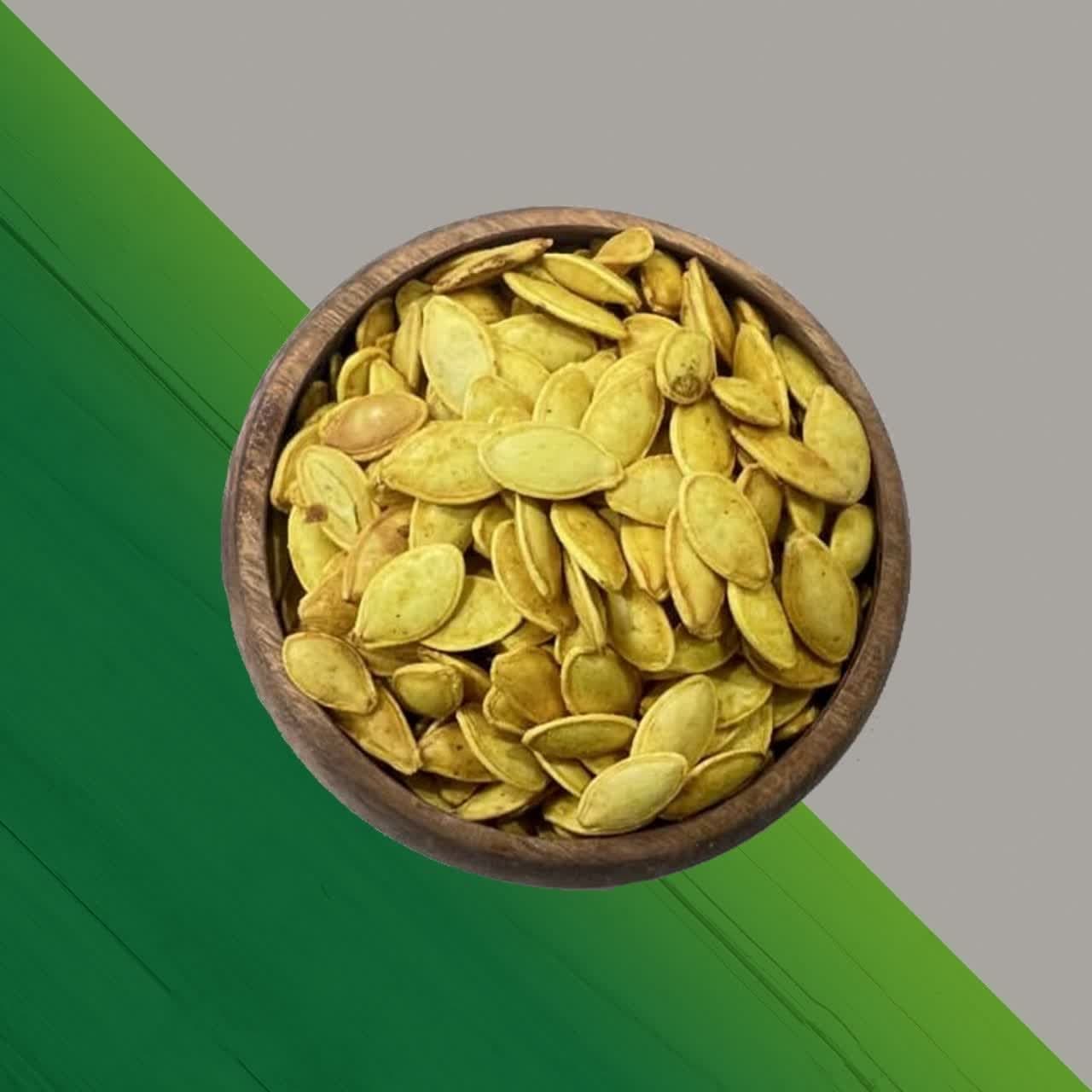 تخمه کدو گوشتی دو آتیشه زعفرانی