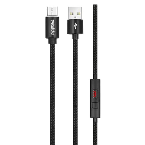 کابل شارژ گوشی موبایل یسیدو مدل yesido CA46 USB to MICRO USB — تصویر ۳