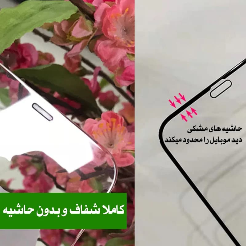 گلس محافظ صفحه بدون حاشیه مدل SUPER-D مناسب برای iPHONE 14 PROMAX — تصویر ۴