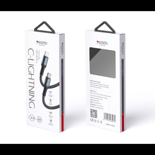 کابل شارژ گوشی موبایل یسیدو مدل yesido CA76 TYPE C to LIGHTNING — تصویر ۳