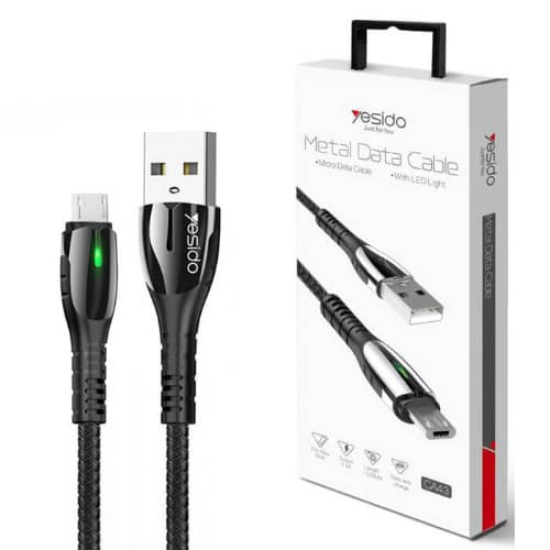 کابل شارژ گوشی موبایل یسیدو مدل yesido CA43 USB to MICRO USB — تصویر ۳