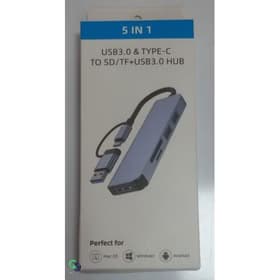 هاب 3 پورت و رابط تایپ سی + رم ریدر کی لینک (KLINK) مدلk-1177 — تصویر ۴