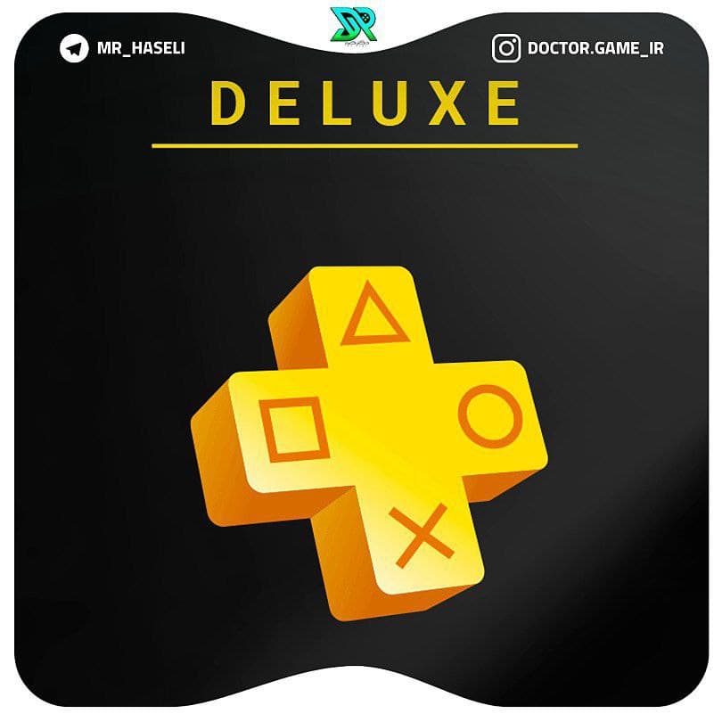 اکانت قانونی پلی استیشن پلاس دیلاکس 12 ماهه PlayStation Plus Deluxe