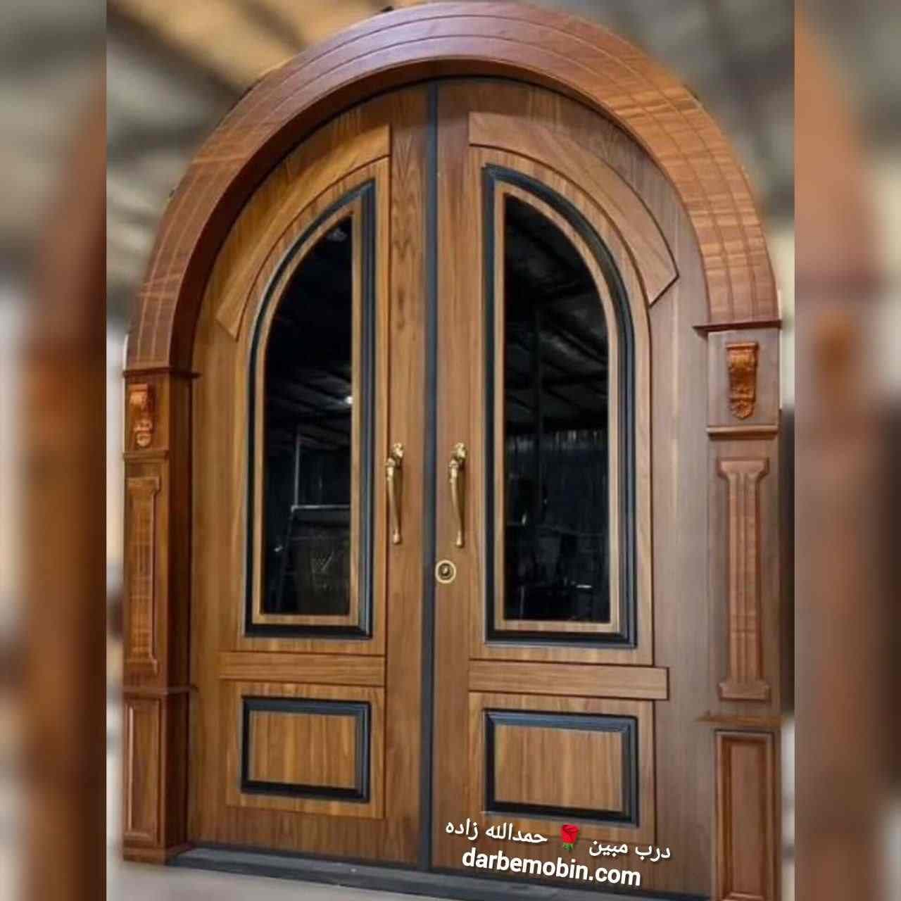درب لابی مدرن راش حلالی درب ضدسرقت لابی حلال جدید کد 658