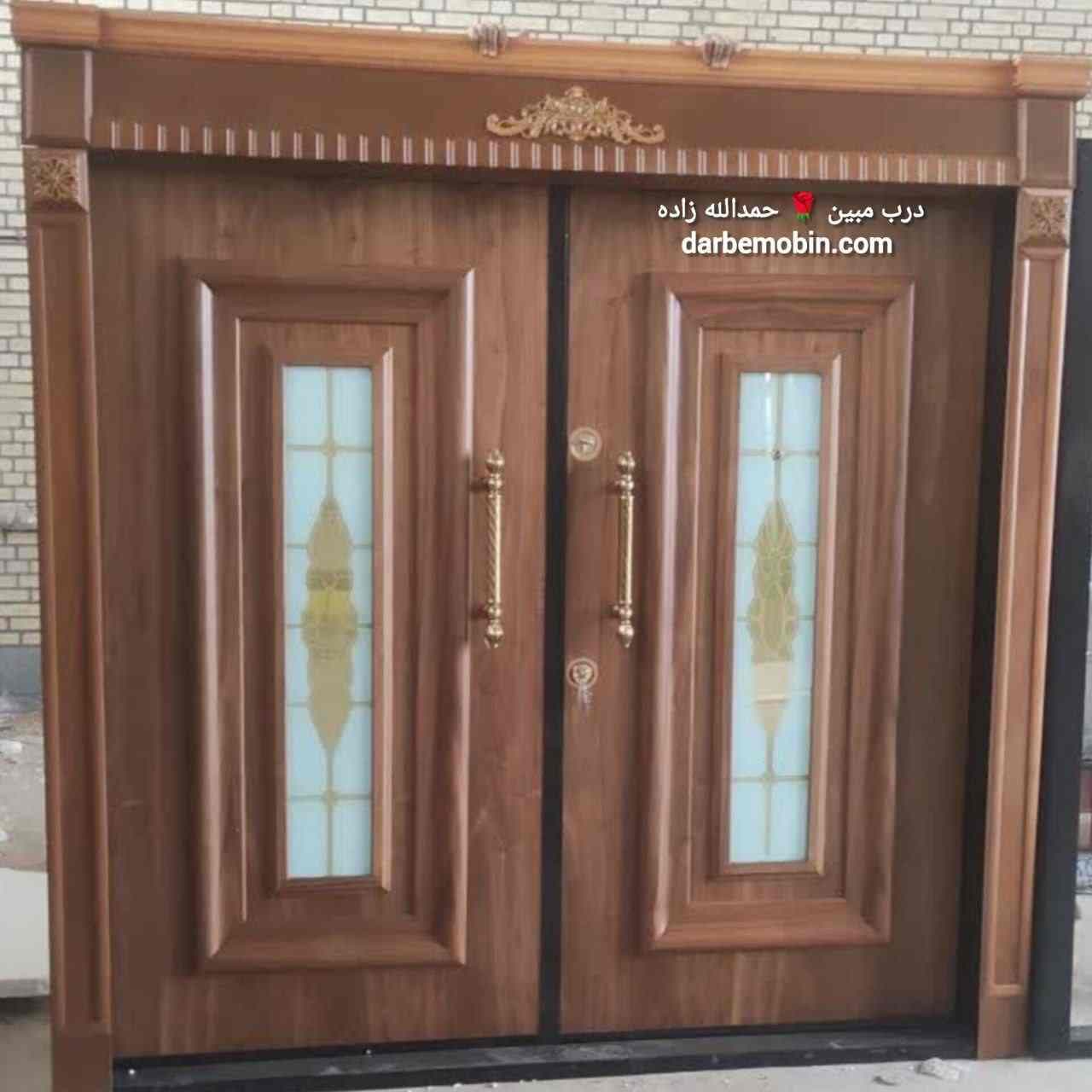 درب لابی مدرن راش درب ضدسرقت لابی دولنگه جدید کد 686
