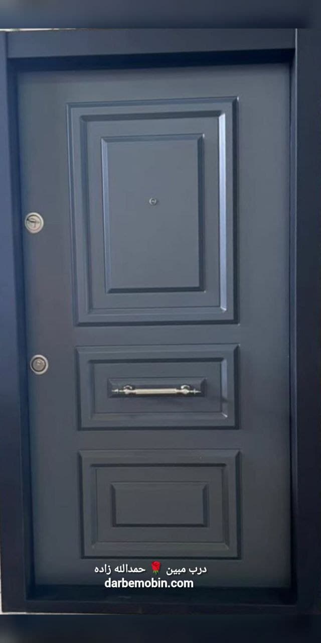 درب ضدسرقت سه قاب برجسته رنگ کد 848