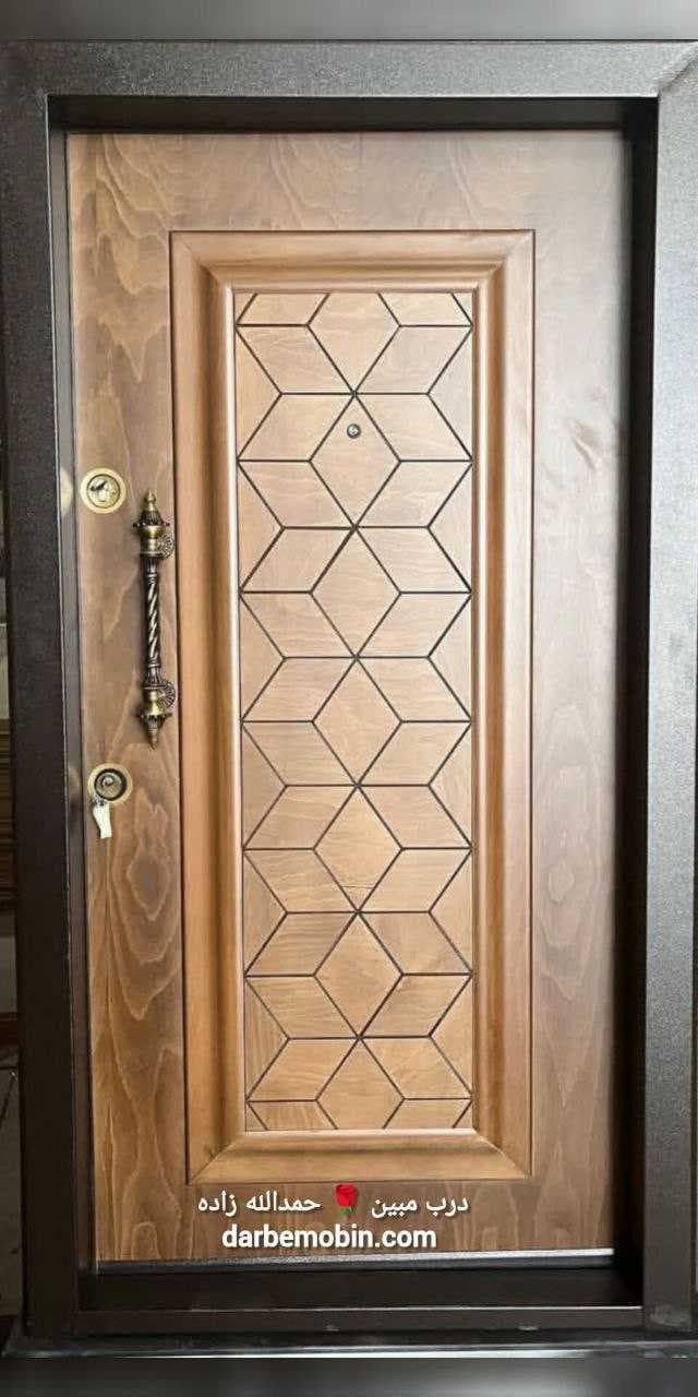 درب ضدسرقت تک قاب راش برجسته CNC جدید کد 850