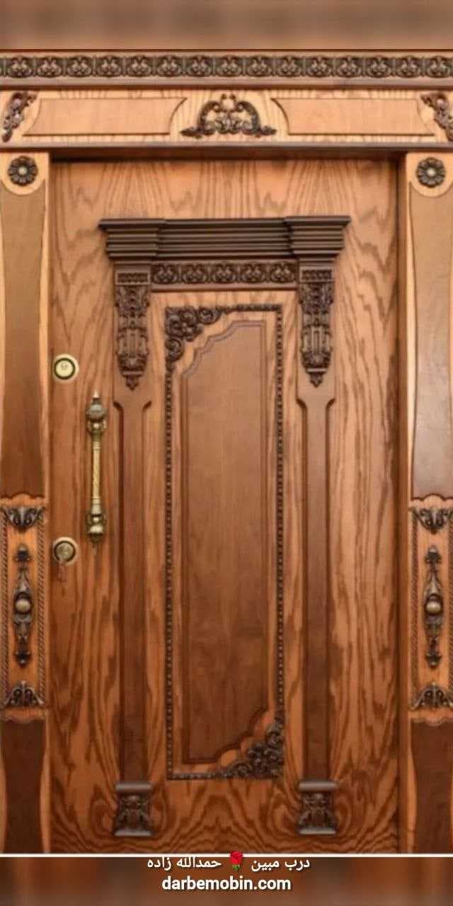 درب ضدسرقت سپیدار لوکس بلوط برجسته جدید کد 862