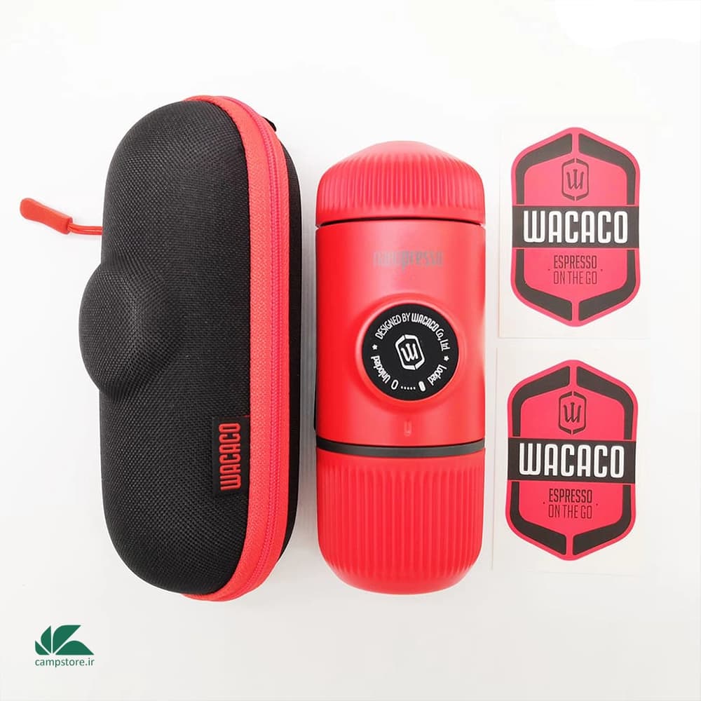 اسپرسو ساز واکاکو مدل Nanopresso Elements Lava Red — تصویر ۴