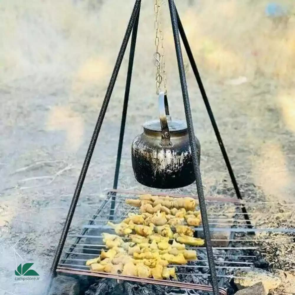 منقل چهار پایه آتش سرخپوستی — تصویر ۳