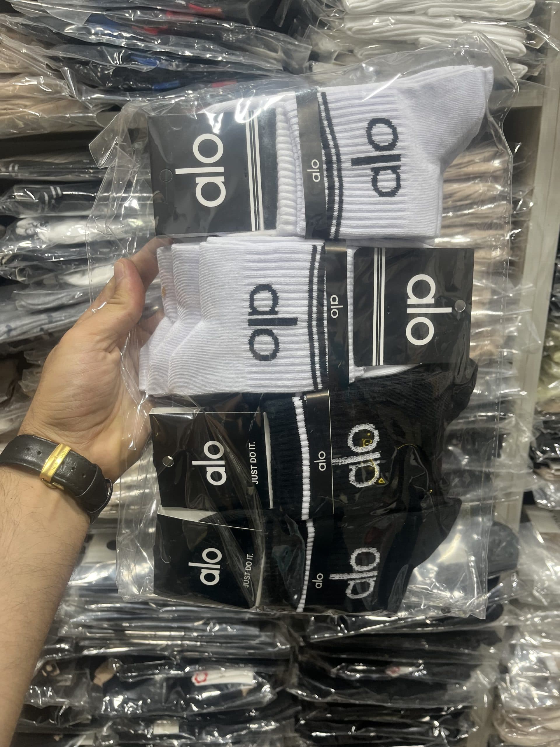 جوراب نیم ساق alo(12جفت)کد3061