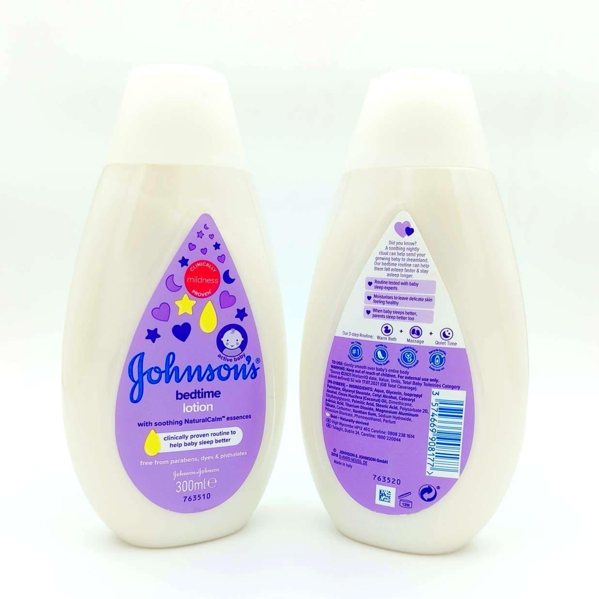 لوسیون کودک جانسون مدل Johnson’s Bedtime Lotion 300ml — تصویر ۳