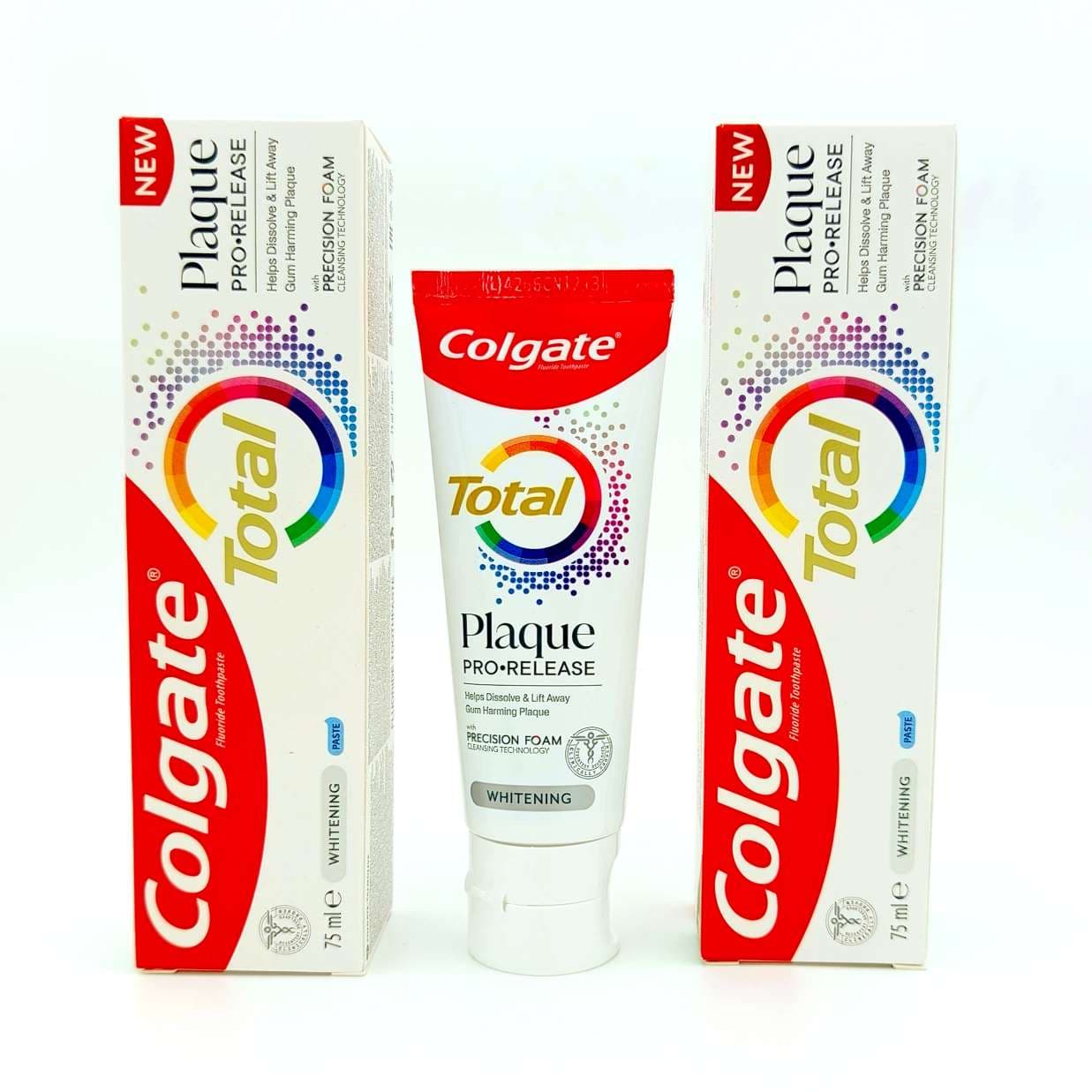خمیردندان کلگیت توتال 75 میلی لیتر (Colgate Total Plaque Pro-Release 75ml) — تصویر ۲