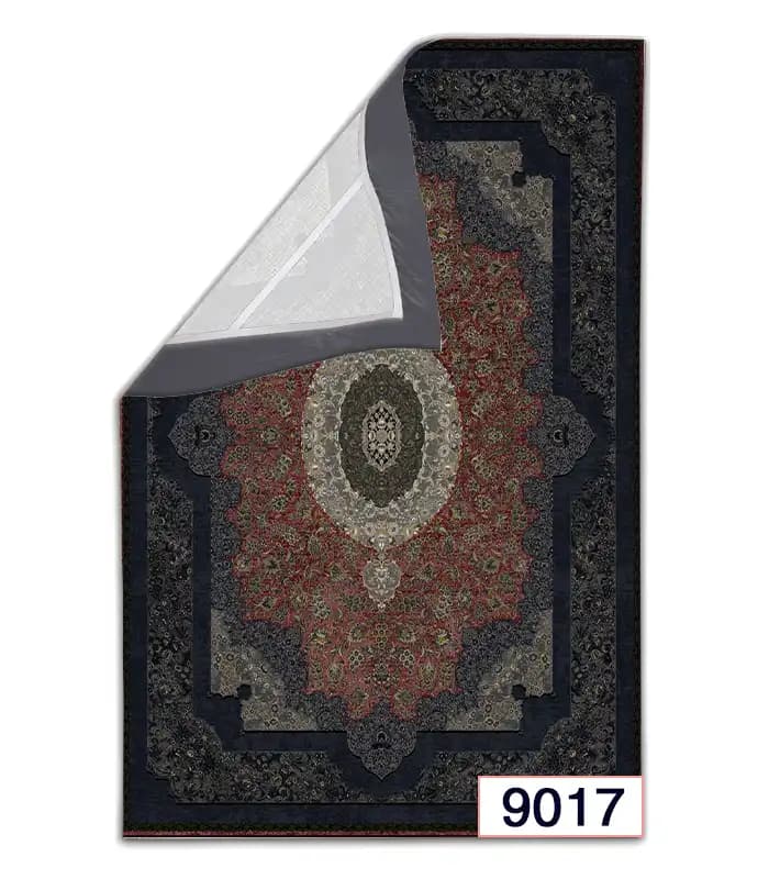 روفرشی کشدار طرح ترک مخمل شانل 9017