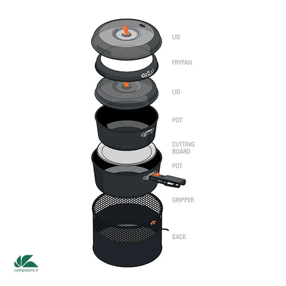 ست ظروف 3 نفره جی اس آی مدل Bugaboo Base Camper Medium — تصویر ۶