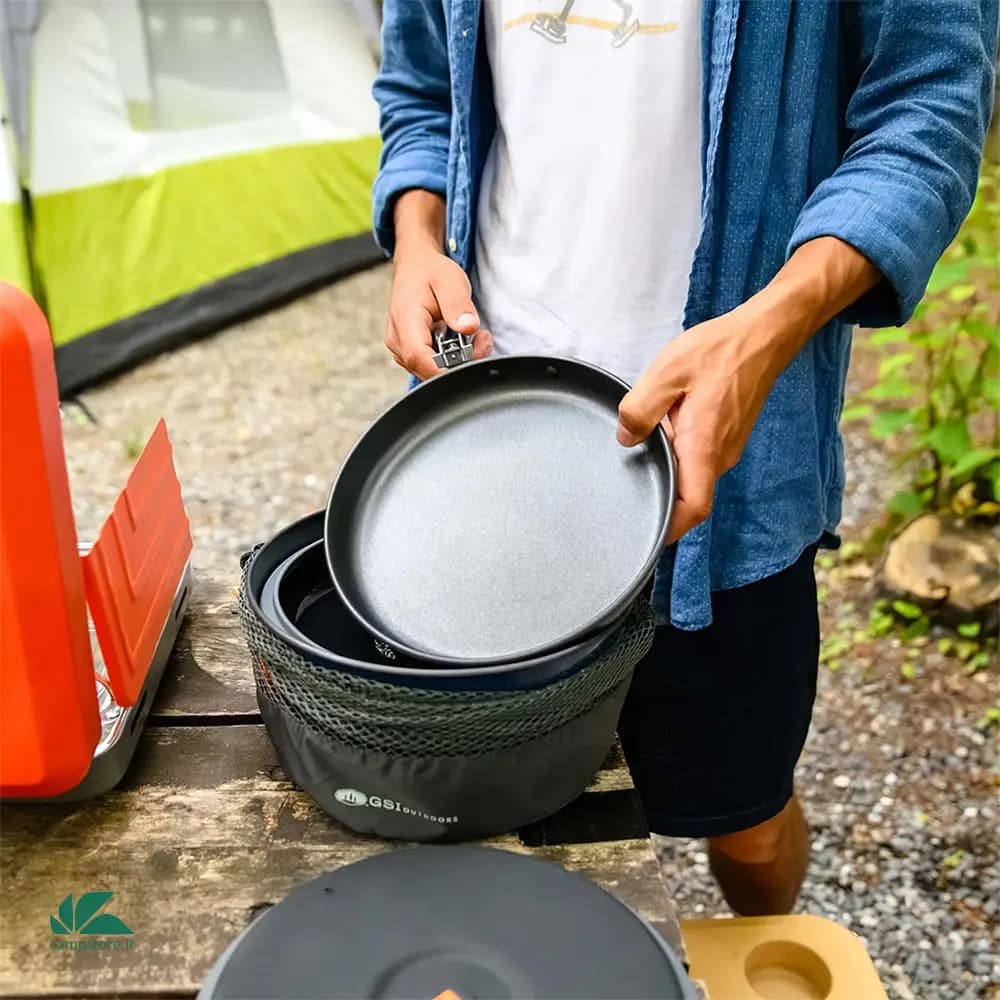 ست ظروف 4 نفره جی اس آی مدل Bugaboo Base Camper Large — تصویر ۵