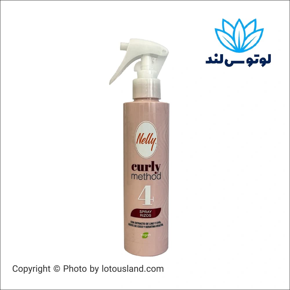 اسپری فرم دهنده موی فر نلی مدل Curly Method شماره 4 حجم 200 میل