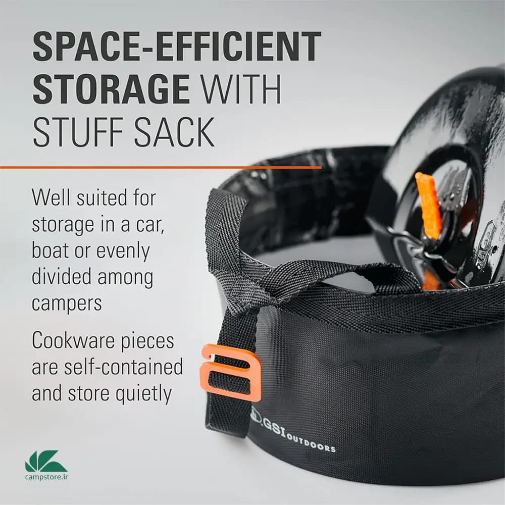 ست ظروف 2 نفره جی اس آی مدل Pinnacle Base Camper Small — تصویر ۷